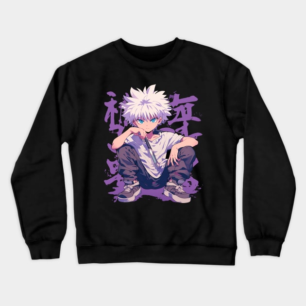 killua Crewneck Sweatshirt by StevenBag